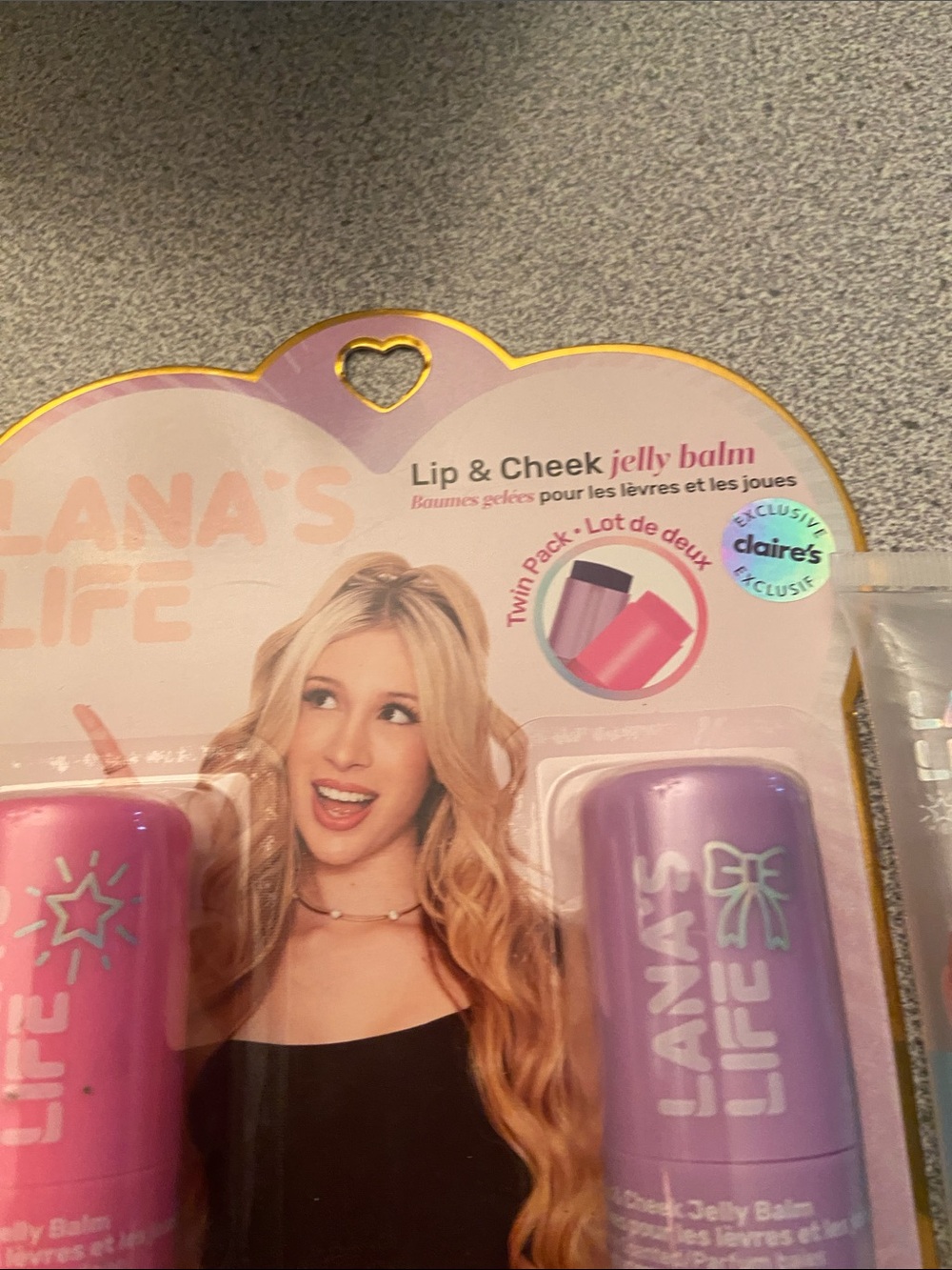 Lip & Cheek Jelly Balm Duo - Pink & Purple - Picture 3 of 4